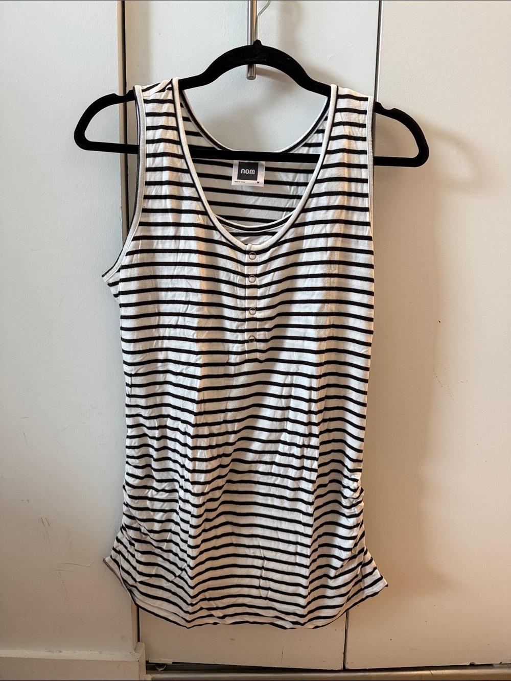 Striped Sleeveless Nom Maternity top